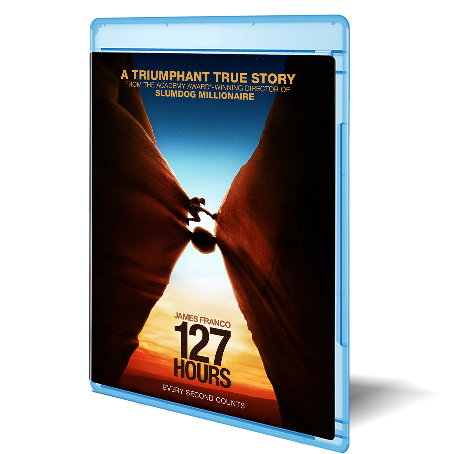 Cover image of the biographical movie 127 Hours. Historical and Adventure Drama