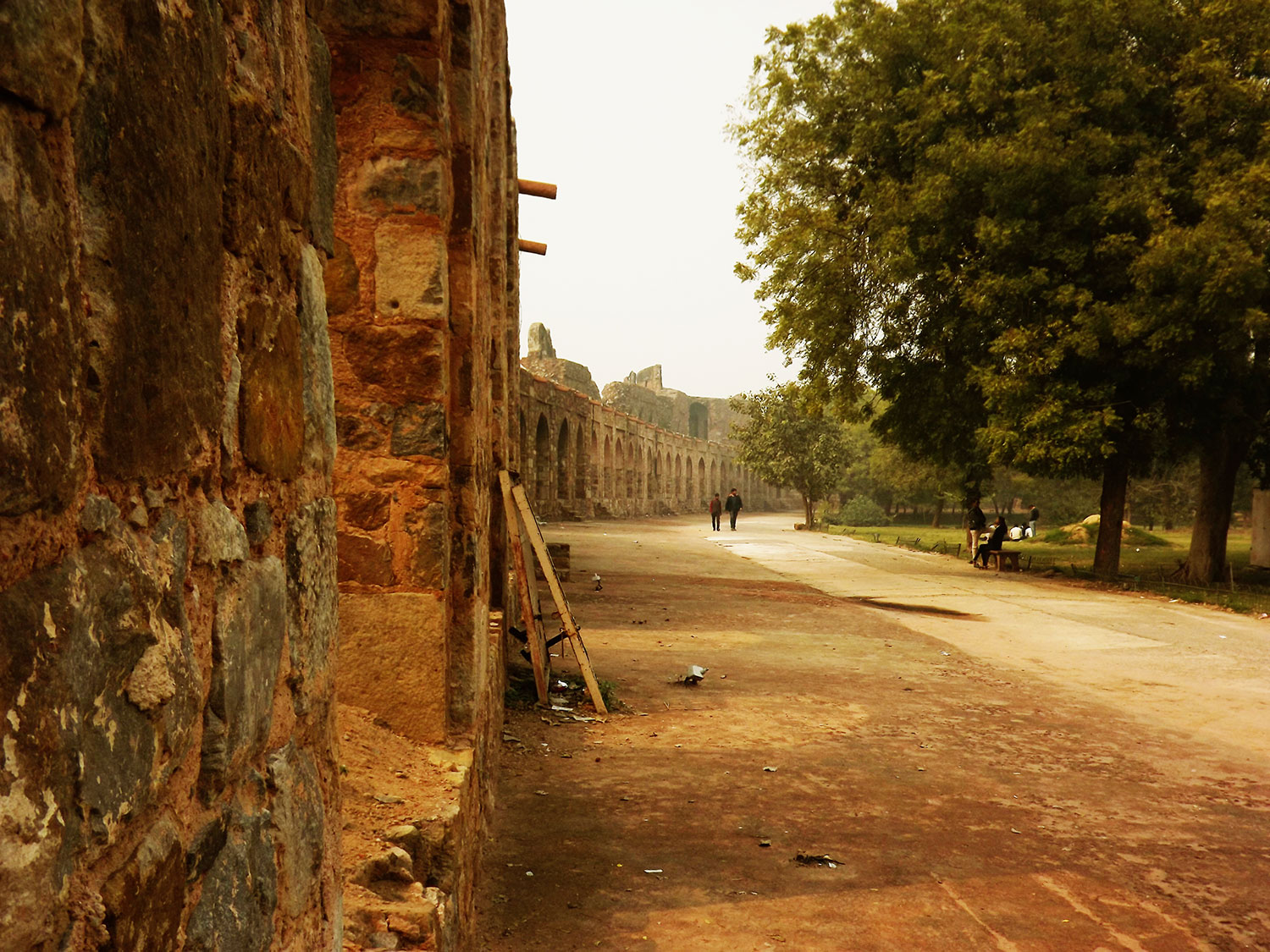 Medieval fortress walls of Dinpanah