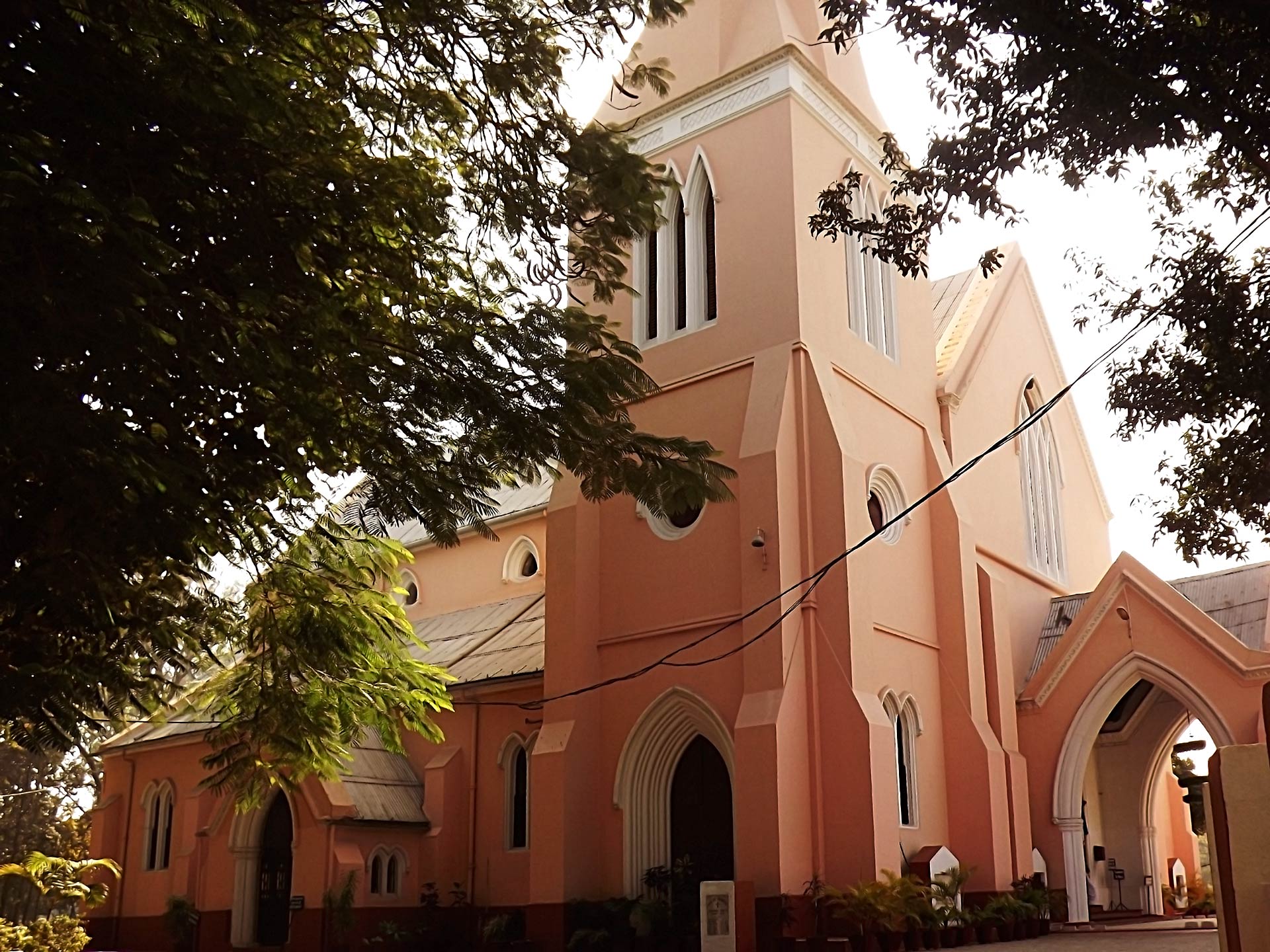 View of the St. Pauls Church for which Edward as commissioner laid the foundation stone