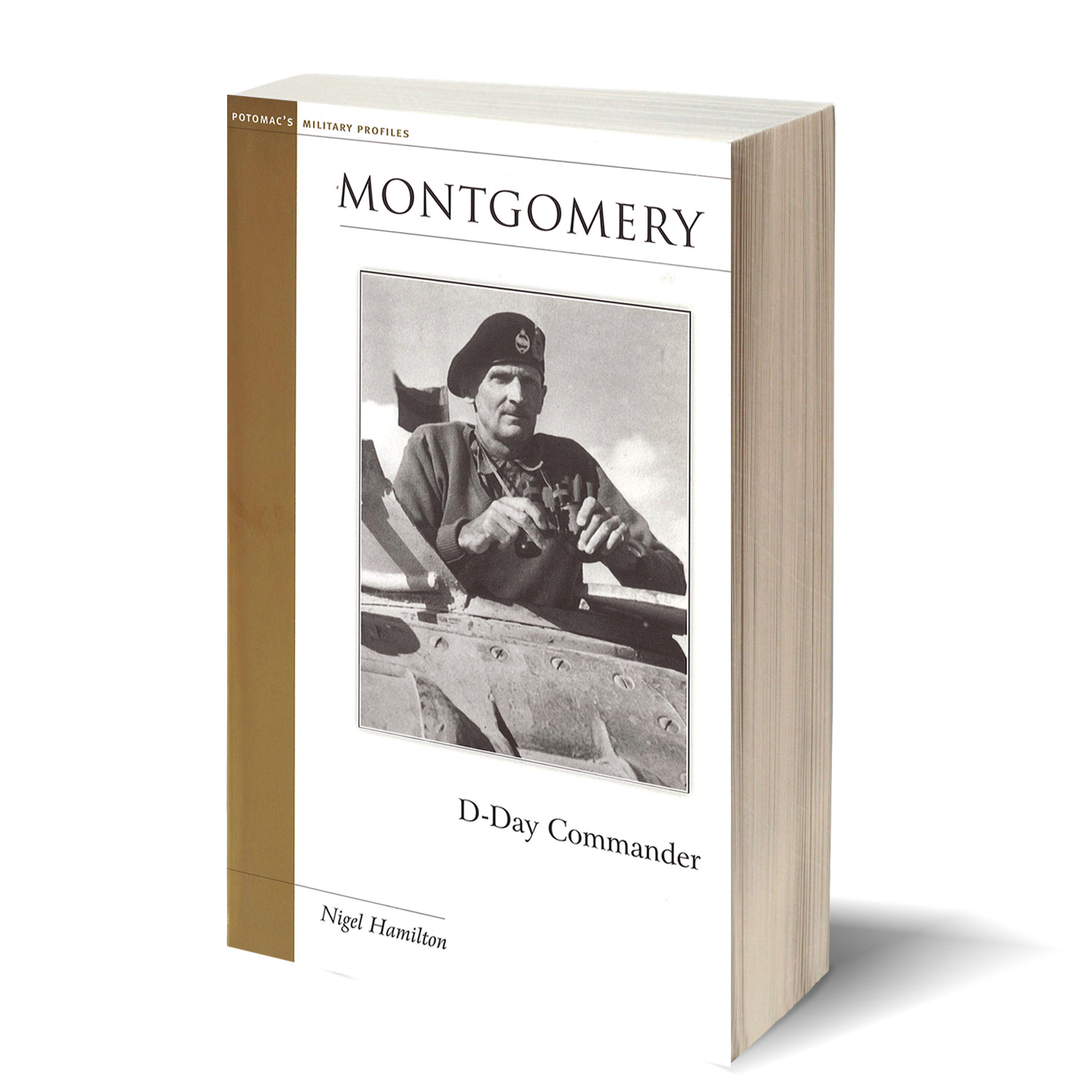 Image shows the cover page of the book Montgomery D Day Commander by Nigel Hamilton.