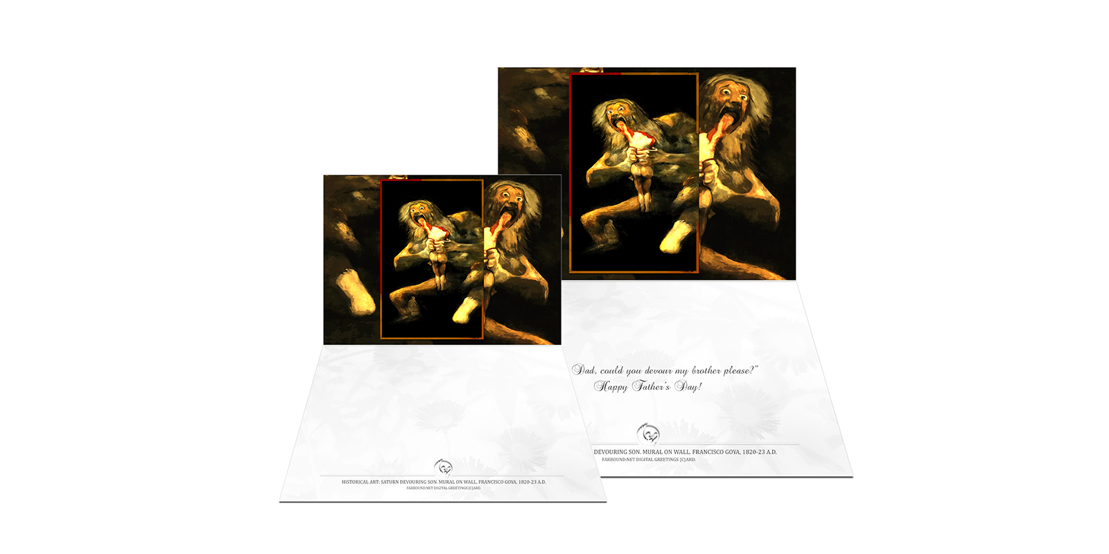 Greetings Cards for Father's Day, OC, Saturn Devours Son | Farbound.Net