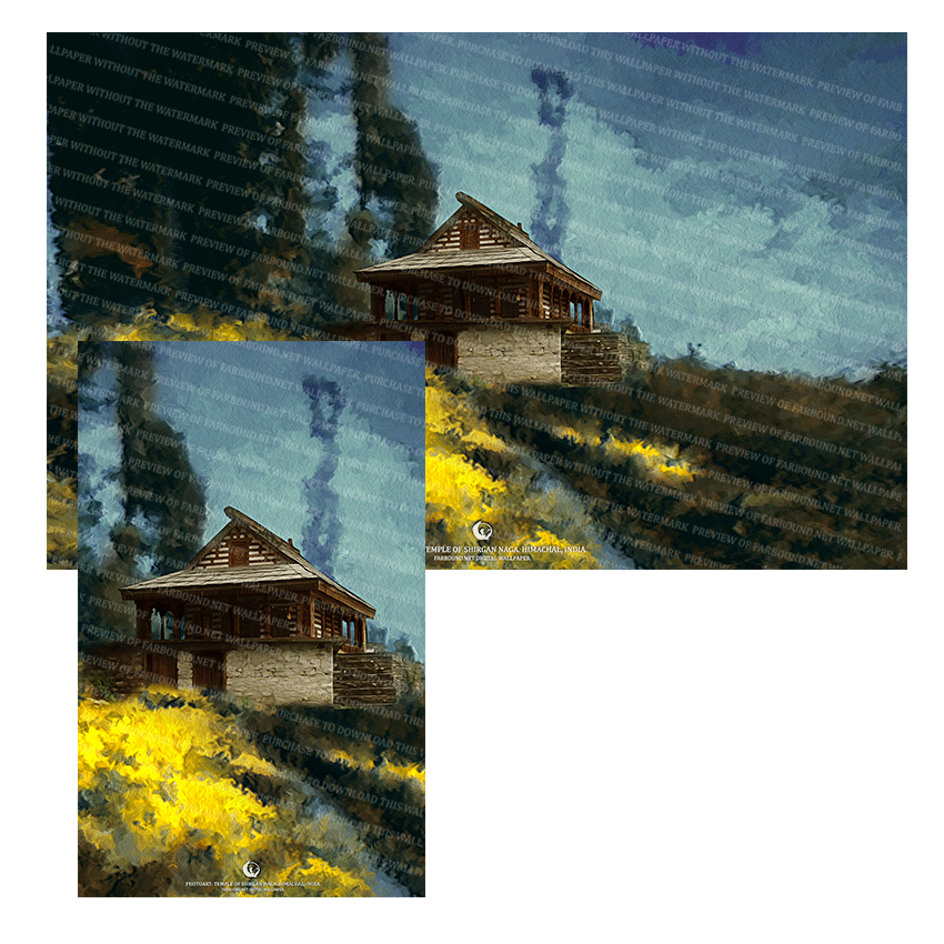 Farbound.Net Digital Wallpapers: Showing a photoart presentation of Shirgan Naga.