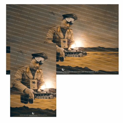 Digital Wallpaper: Erwin Rommel of Afrika Panzer Army | Farbound.Net