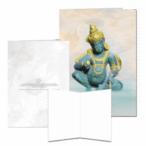 Farbound.Net Greetings Card: Showing a photoart representation of Jambhala.