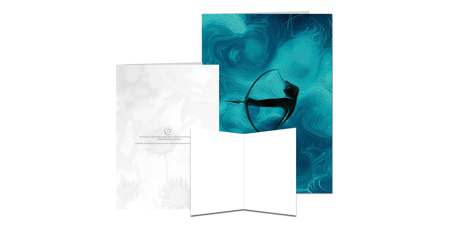 Printable Greetings Cards, ft Lord Rama.