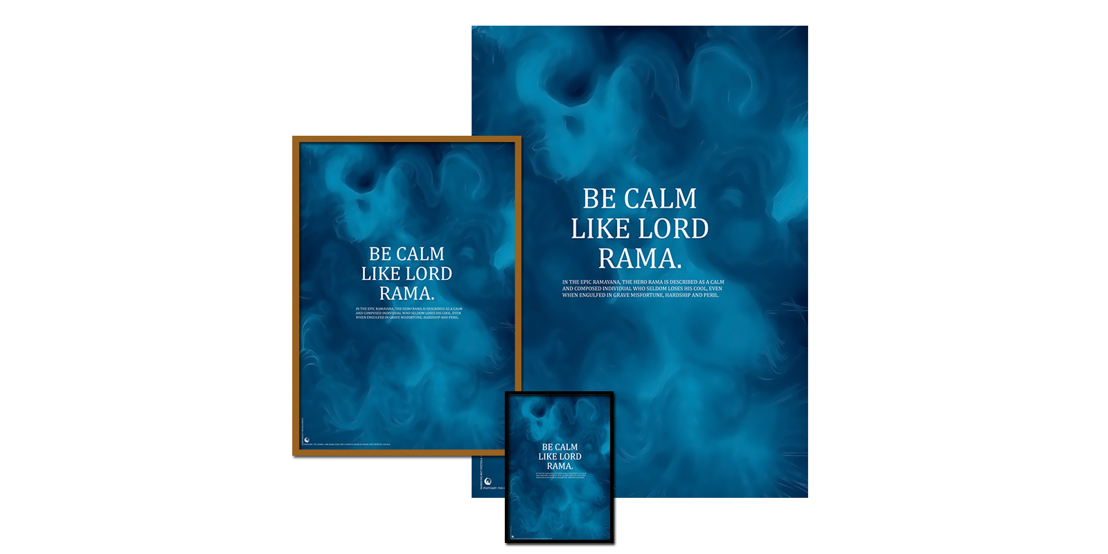 Welcome Back Raman Poster Motivational Posters for Decorations, ft Lord Rama.