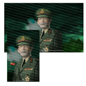 Farbound.Net Digital Wallpapers: Showing a photoart presentation of Field Marshal K.M Cariappa.